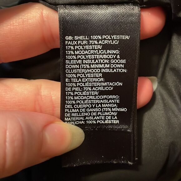 The North Face Parka Jacket Coat Dark Green S - Picture 10 of 13